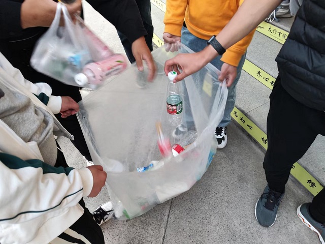 【完满班级】绿色梦想 环保回收——0638太阳集团官网机电2205班完满班级活动