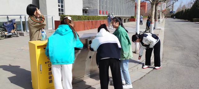 【完满团支部]】全员参与改善 持续环保校园——0638太阳集团官网机器人2201班完满团支部活动