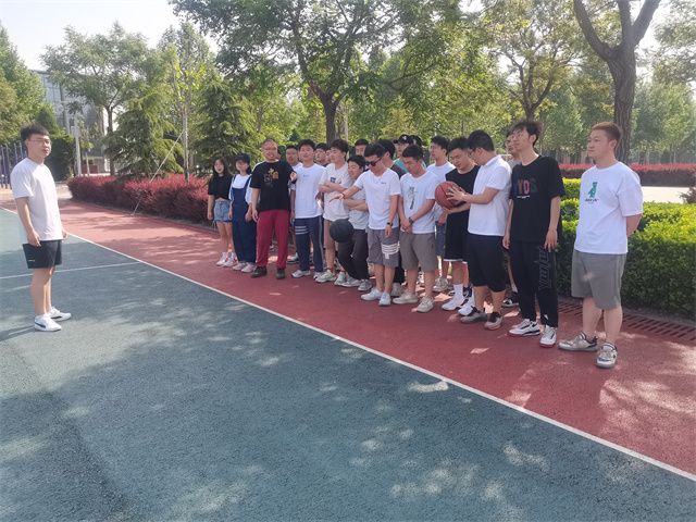【完满团支部】挑战地心引力 引爆篮球魅力——0638太阳集团官网电气2002班完满团支部活动