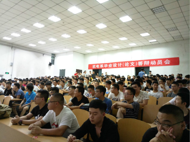 机电系毕业设计(论文)答辩动员大会机电系毕业设计(论文)答辩动员大会