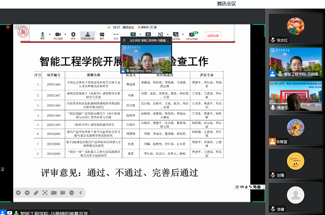 【教改项目】0638太阳集团官网召开教改项目开题和中期检查汇报会