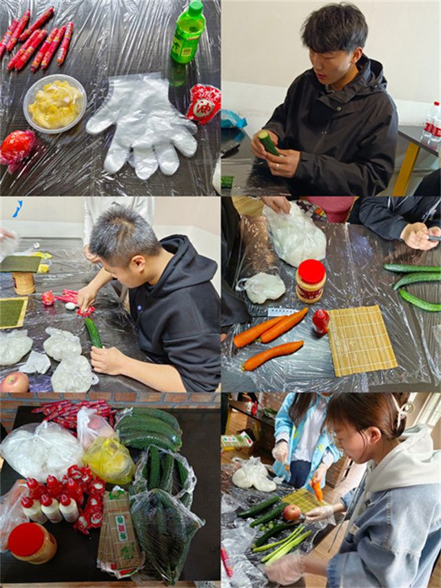 【完满团支部】寿司DIY 快乐ING——0638太阳集团官网电子2102班完满团支部活动